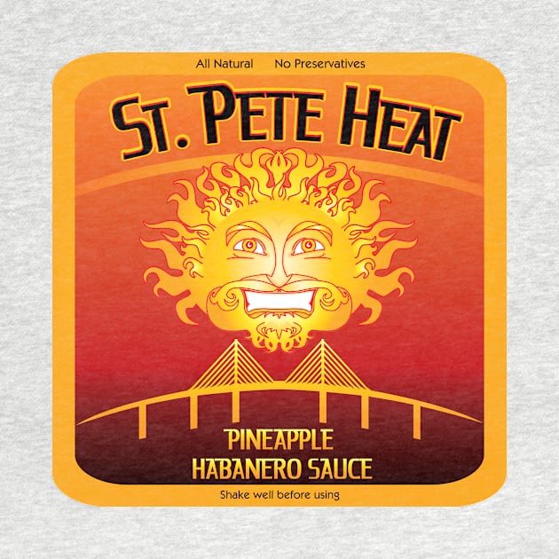 St. Pete Heat (Square) by hideedoodle